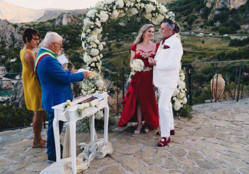 Anna i Krystian, Slub na Sycylii, Scopello Anna i Krystian, Slub na Sycylii, Scopello