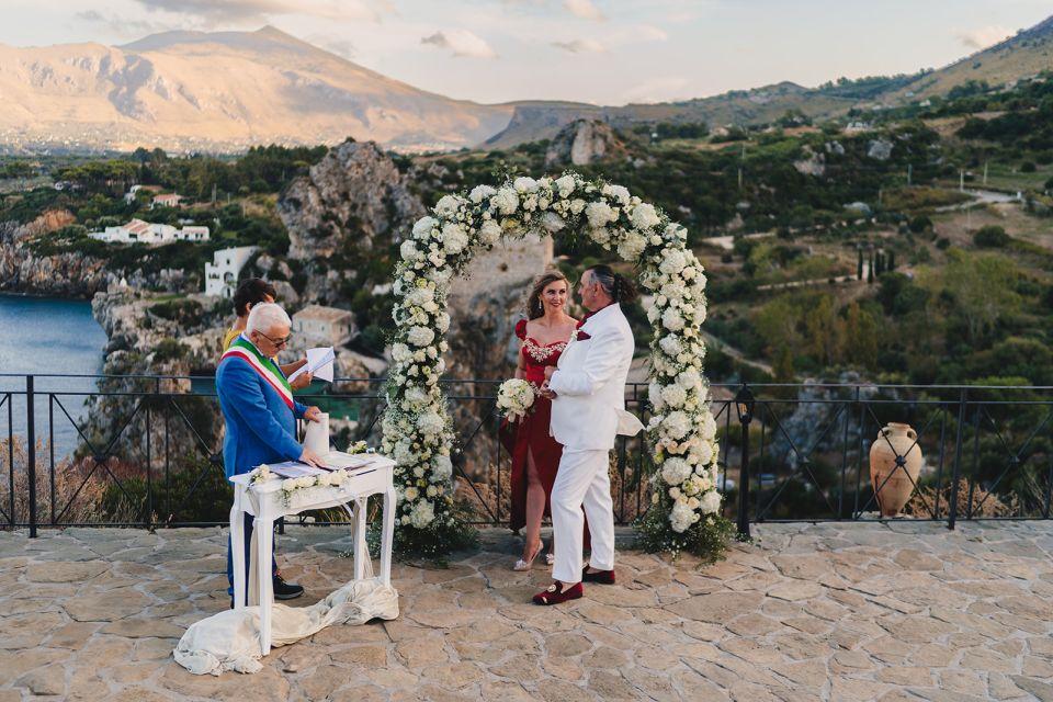 Anna i Krystian, Slub na Sycylii, Scopello